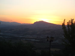 12 0708 il tramonto dal golf club colonnella