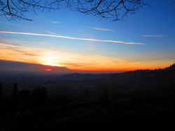 13 0106 tramonto a Bergamo